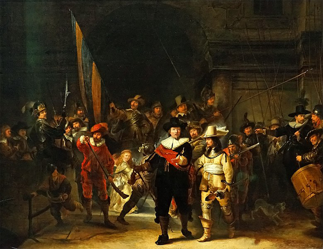 Rembrandt's The Night Watch painting